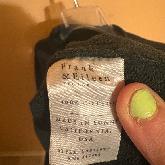 Frank & Eileen Effie Funnel Neck Pullover in Dark Green - Picture 5 of 6